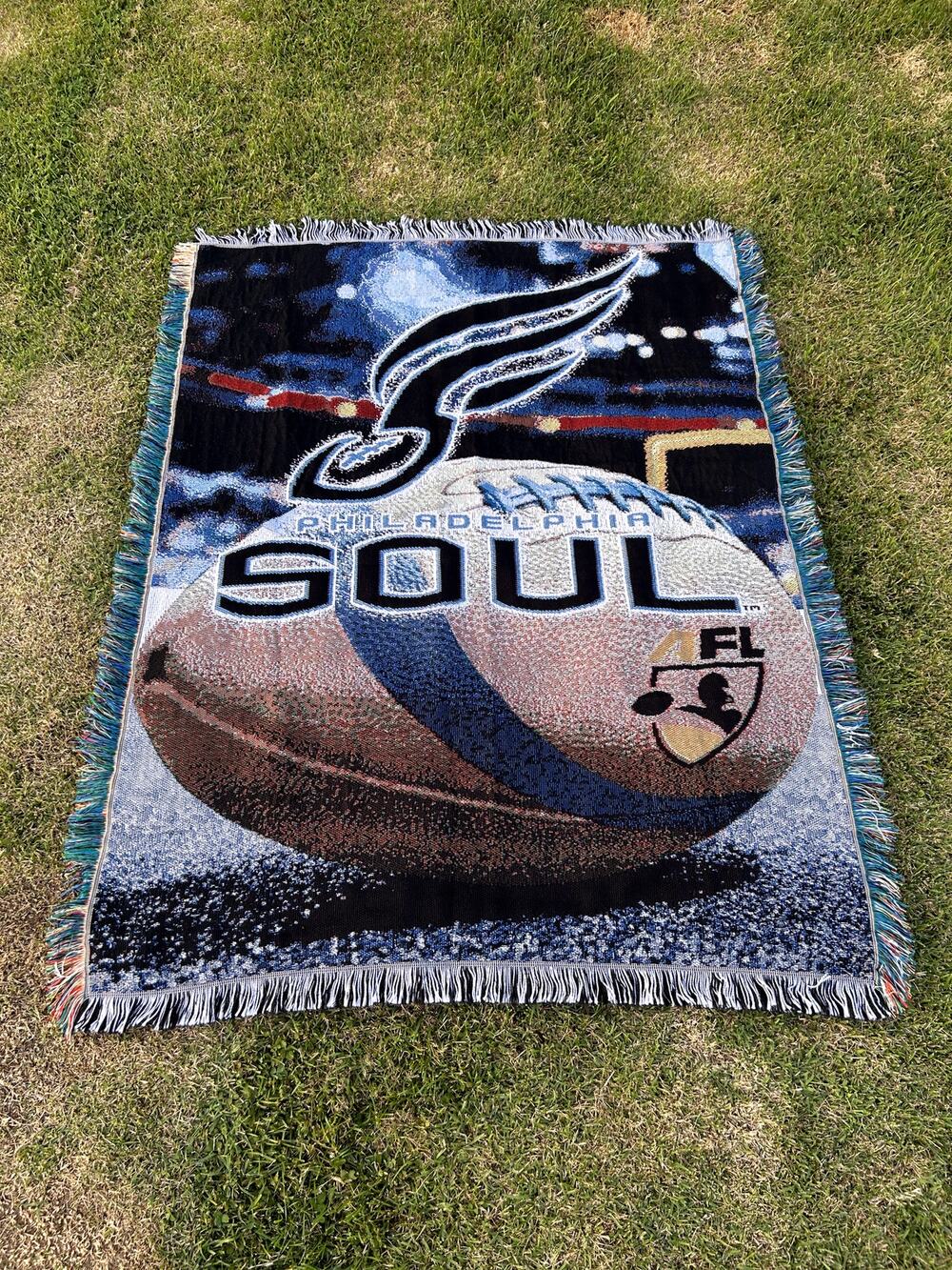 Philadelphia Soul AFL Football Tapestry Blanket